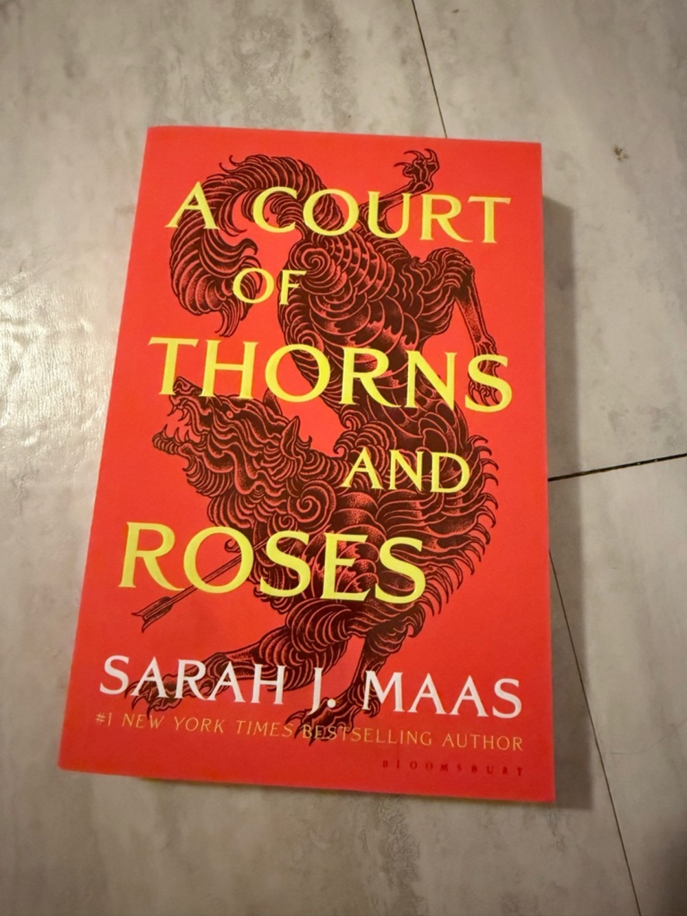 A Court of Thorns and Roses by Sarah J. Maas - Red Cover